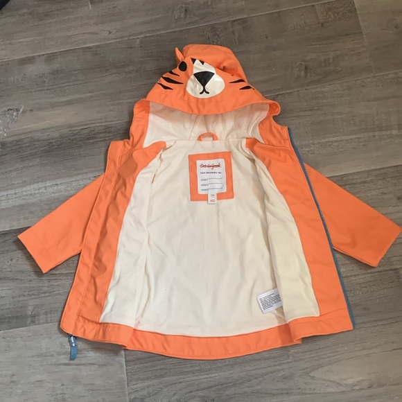 NWOT Cat & Jack Boy Rain Coat- Cat Print. - Picture 2 of 7